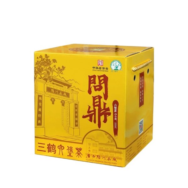 三鶴六堡茶-問鼎2016-老字號|窖藏特級茶葉500g