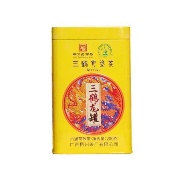 三鶴六堡茶-龍罐-老字號|特級茶葉200g：圖片 2