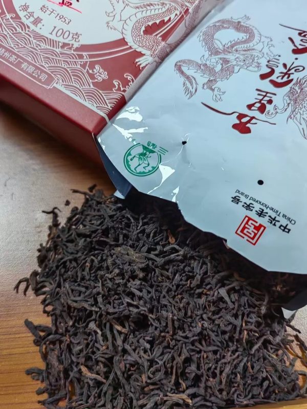 三鶴六堡茶-五星彩盒-廣西梧州特產老字號|特級茶葉100g：圖片 3