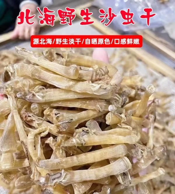 沙蟲乾-野生海腸子-孕婦小孩營養品-煲粥煮湯必備|中大號100g