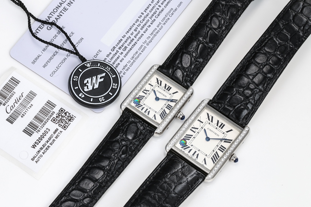 3wf Upgraded Cartier Tank W5200003 and W5200005 Models