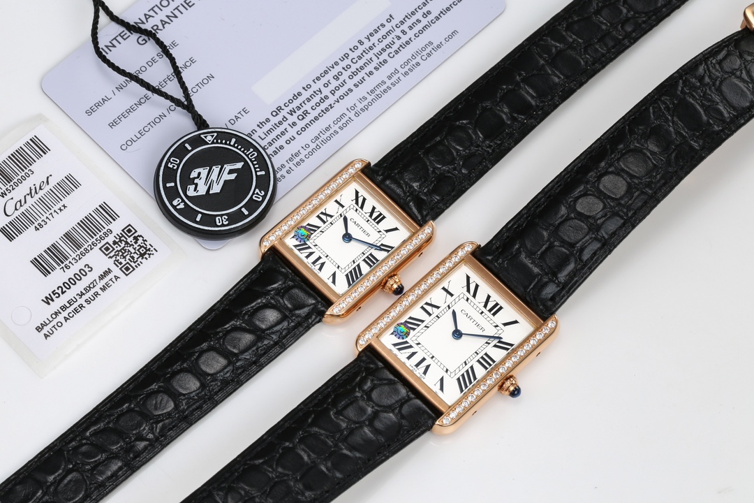 3wf Upgraded Cartier Tank W5200003 and W5200005 Models