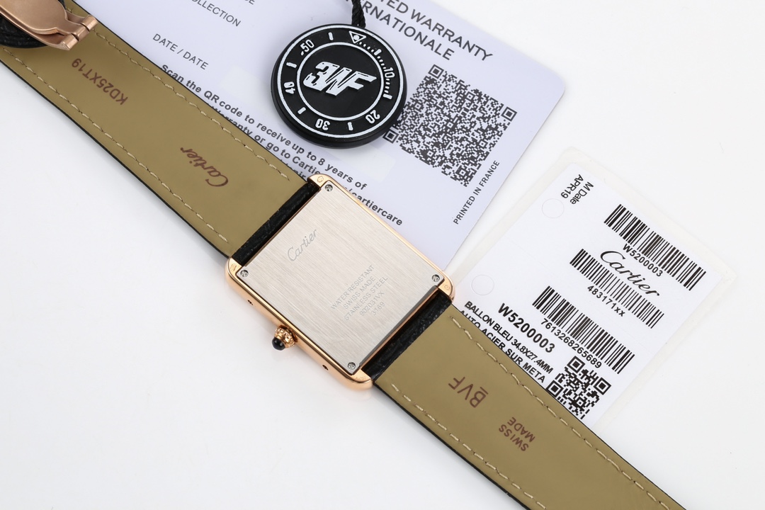 3wf Upgraded Cartier Tank W5200003 and W5200005 Models